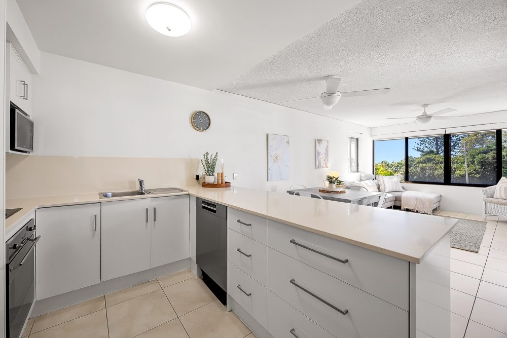 Beachside Views 2 Bedroom Poolside Apartment Mooloolaba - View from kitchen