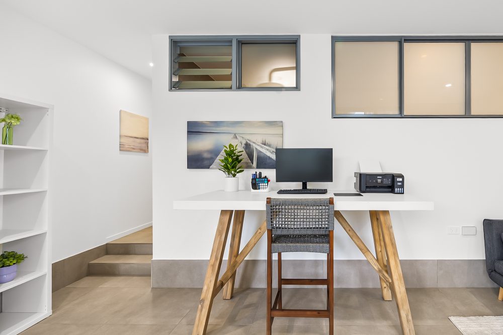 desk and chair