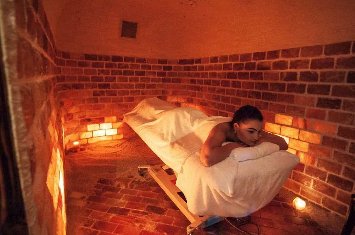 salt cave massage